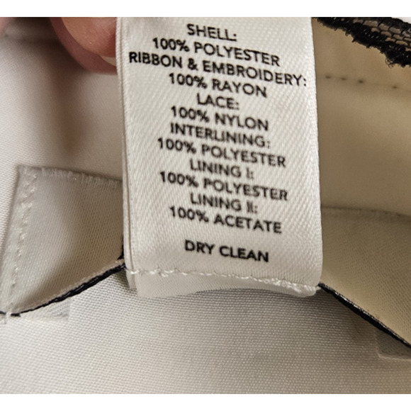 Ann Taylor Loft Lace Embroidered Tulle Dress Womens 4 Party Coquette Romantic - Picture 14 of 16